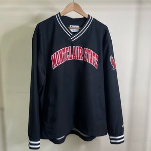 Montclair State University windbreaker.